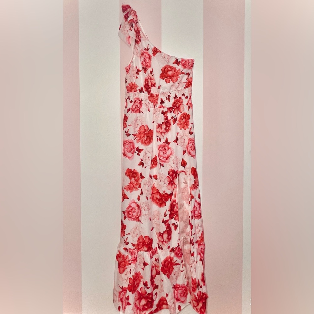“Made with love” floral summer dress